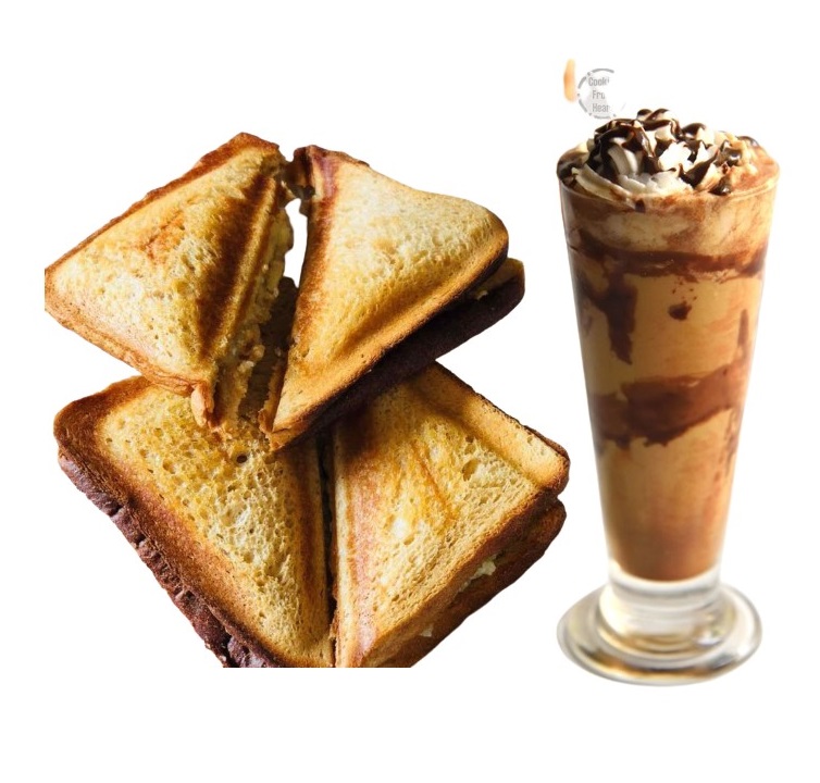 Aaloo Pyaaj Sandwich Cold Coffee Combo (आलू प्याज सैंडविच कोल्ड कॉफी कॉम्बो)